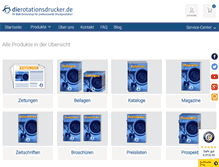 Tablet Screenshot of dierotationsdrucker.de